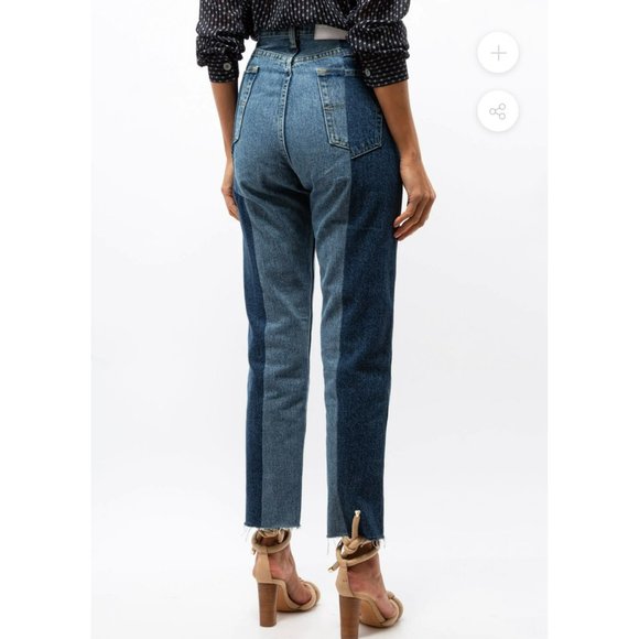 Risen High-Rise Slim Straight Jeans Size 2XL - Picture 2 of 10